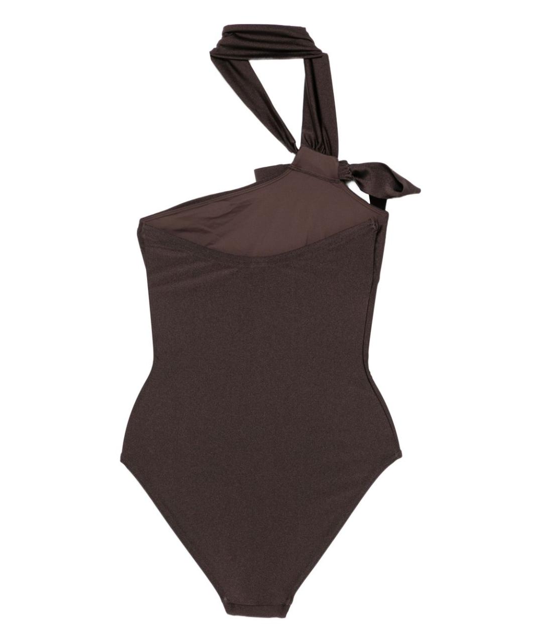 ZIMMERMANN Коричневый полиамидовый купальник, фото 3