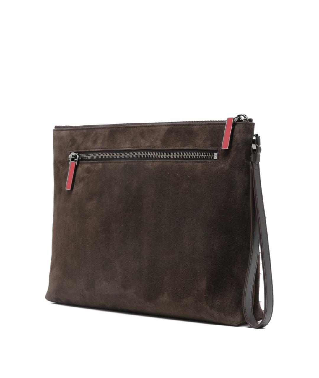 CHRISTIAN LOUBOUTIN Черный кожаный кошелек, фото 3