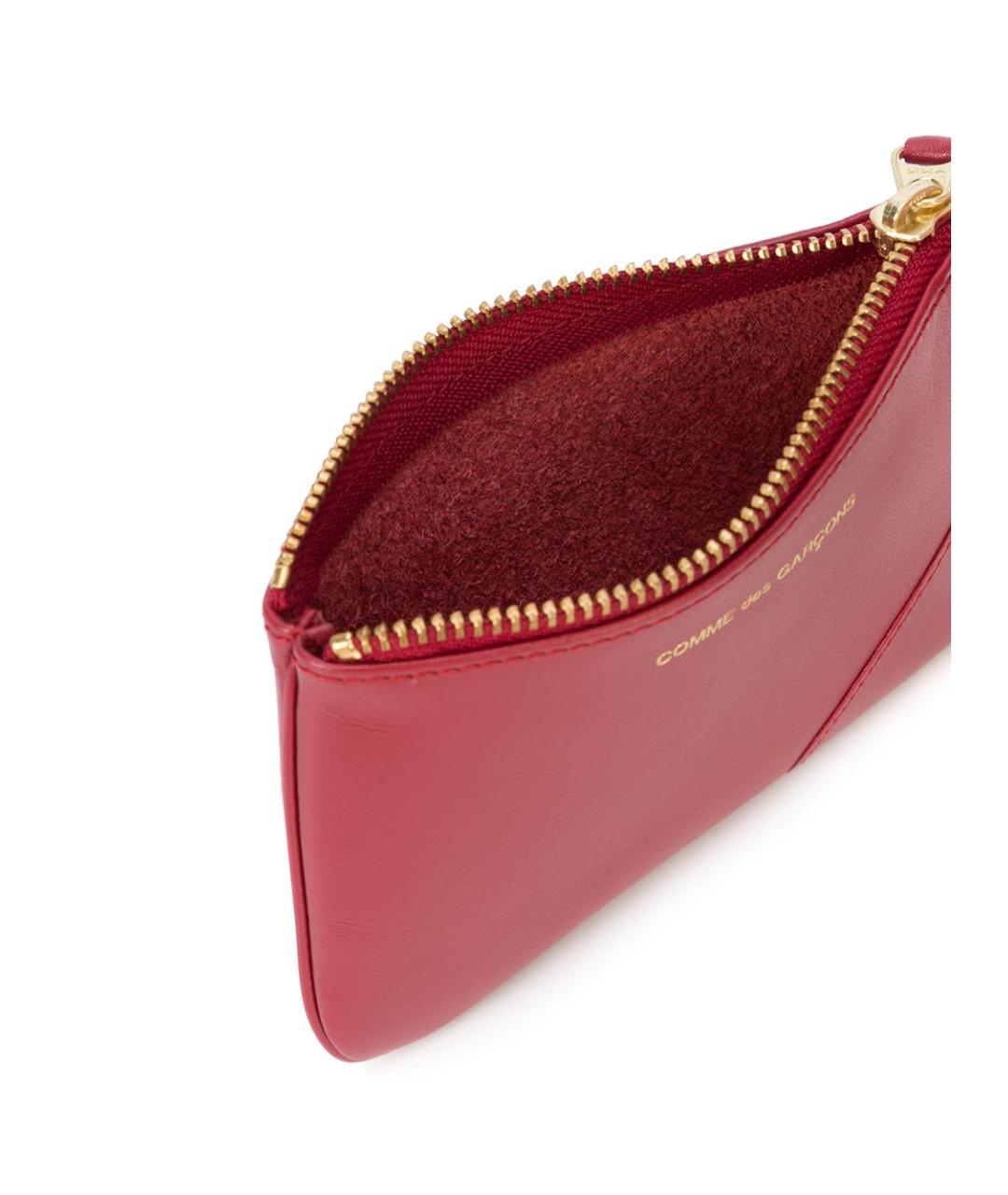 COMME DES GARÇONS WALLET Красный кожаный кошелек, фото 2