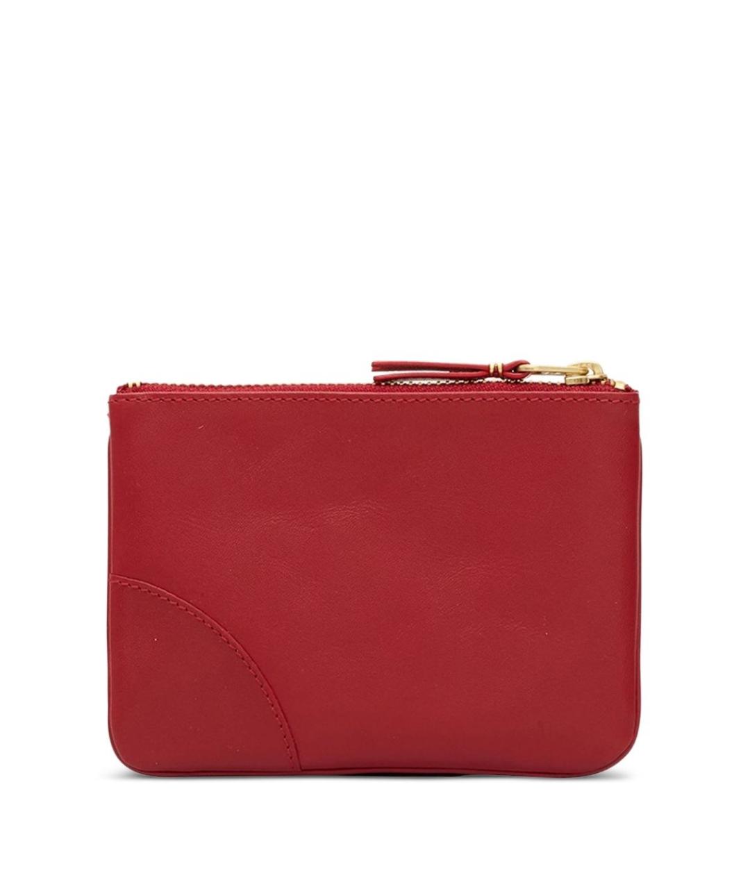 COMME DES GARÇONS WALLET Красный кожаный кошелек, фото 3