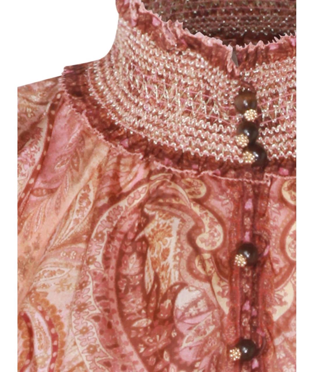 ZIMMERMANN Красная шелковая майка, фото 3