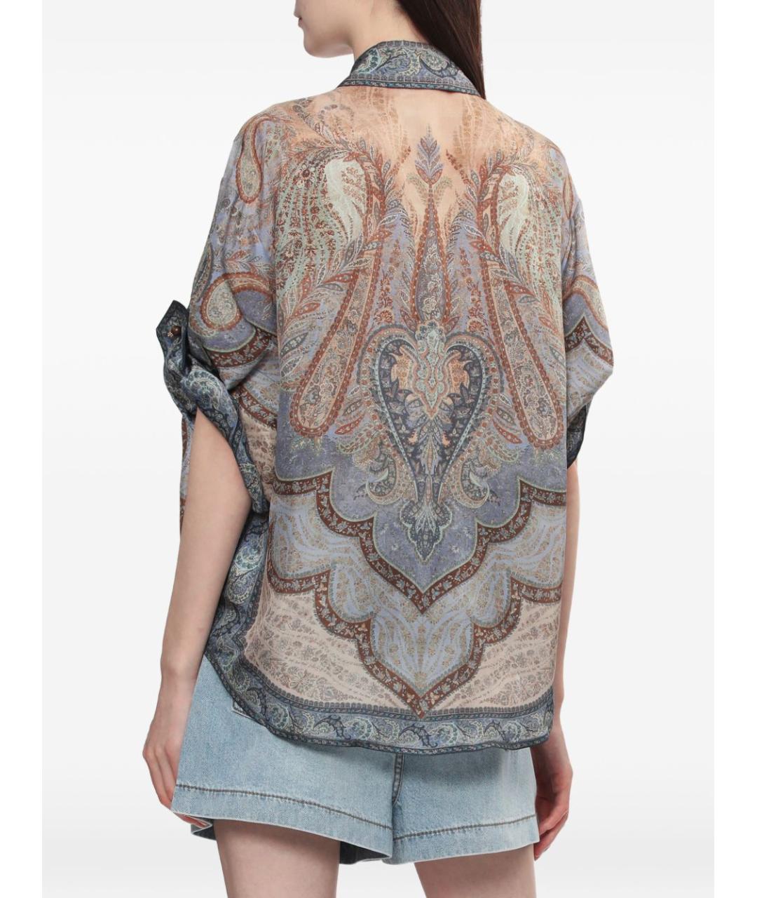 ZIMMERMANN Мульти шелковая рубашка, фото 3