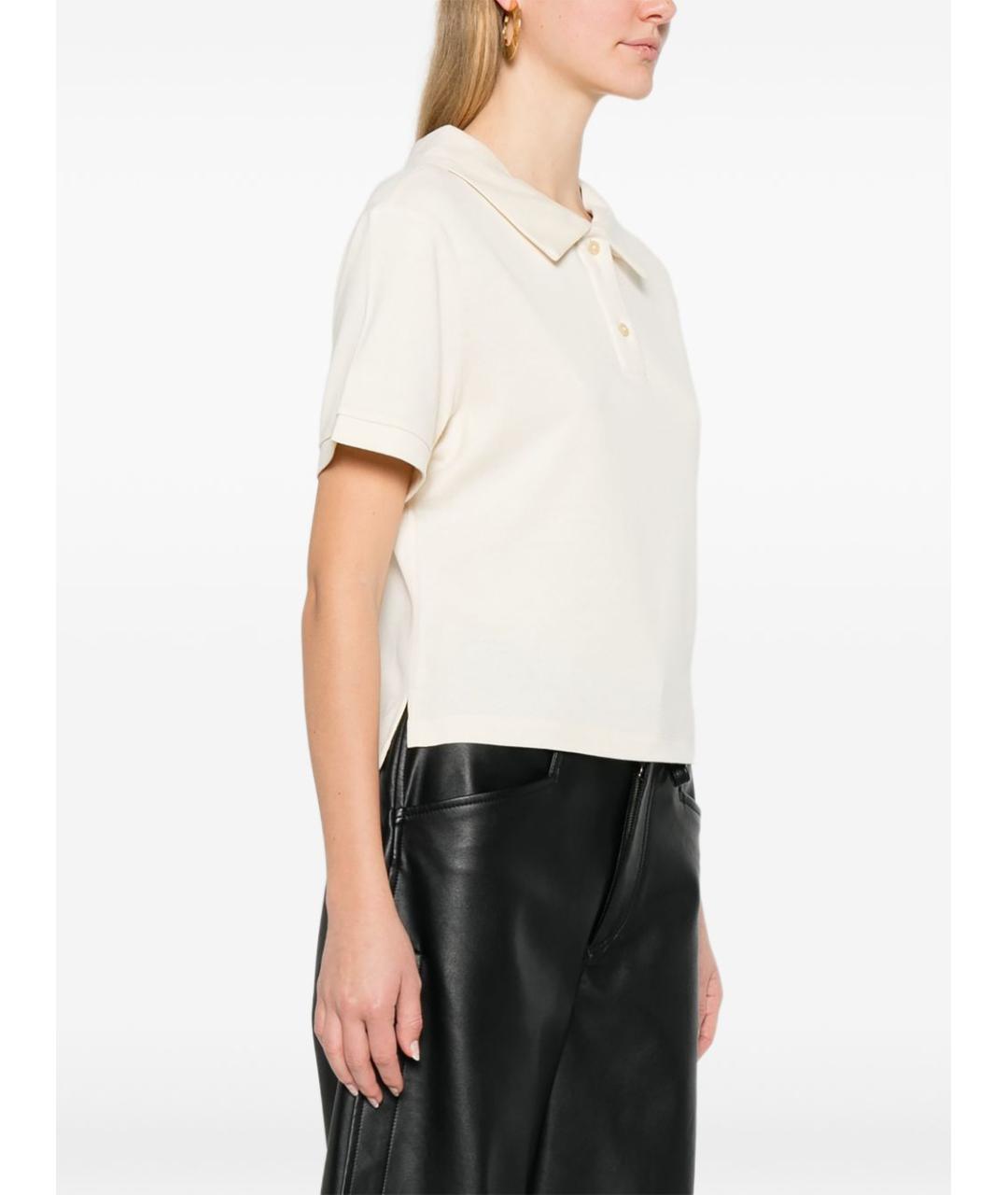 KHAITE Бежевая футболка, фото 5