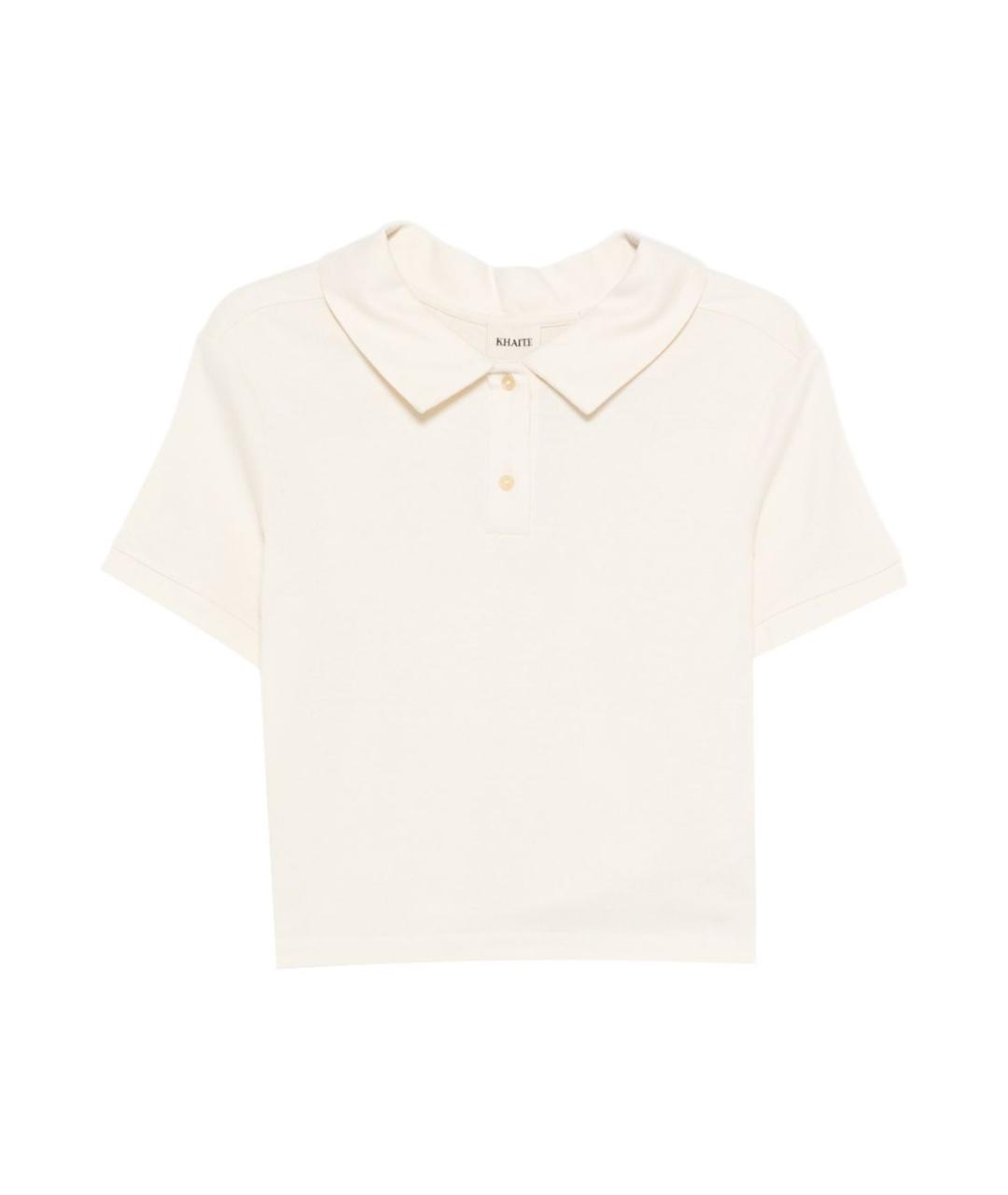 KHAITE Бежевая футболка, фото 1