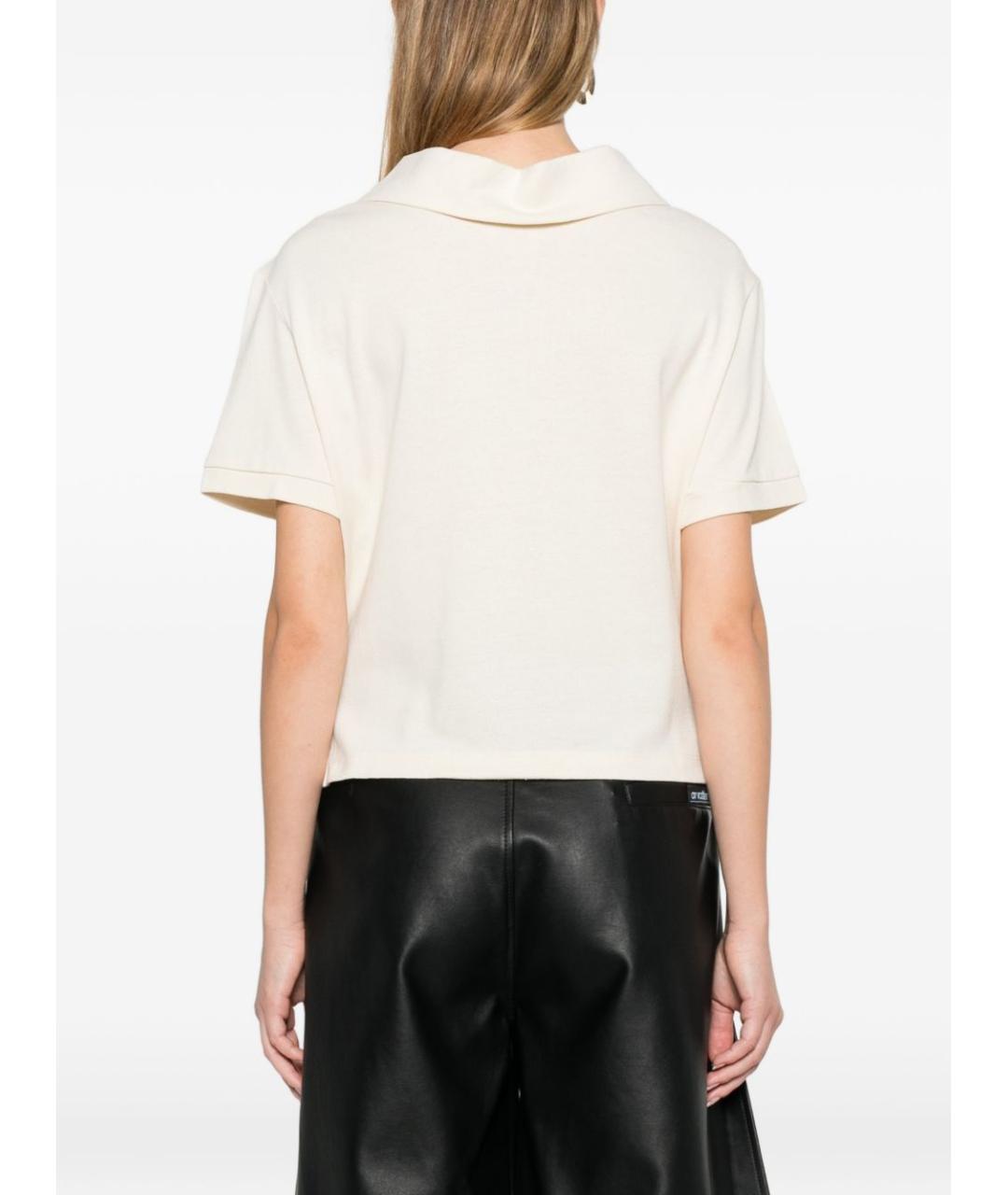 KHAITE Бежевая футболка, фото 4