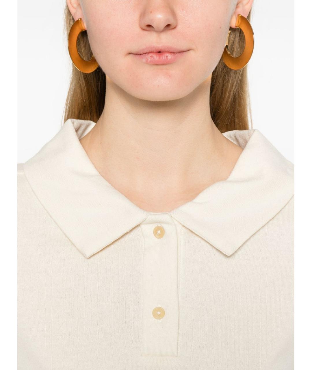 KHAITE Бежевая футболка, фото 2