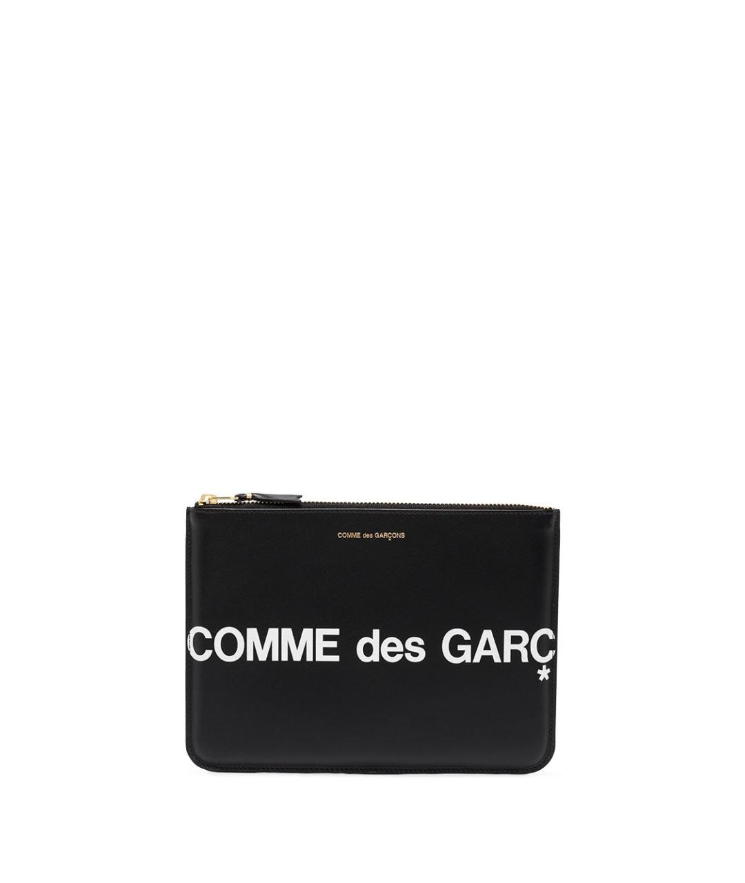 COMME DES GARÇONS WALLET Черный кожаный кошелек, фото 1