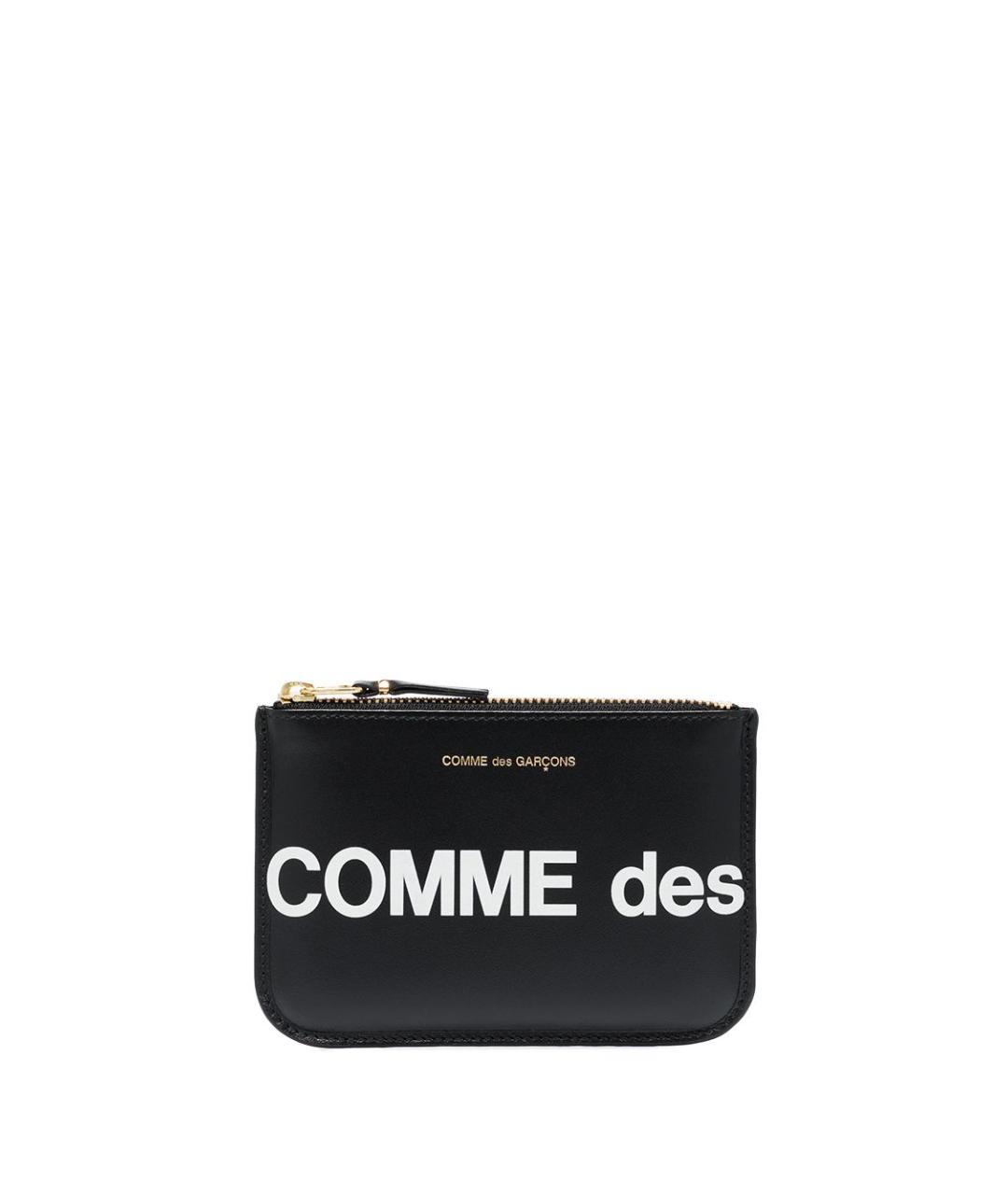 COMME DES GARÇONS WALLET Черный кожаный кошелек, фото 1