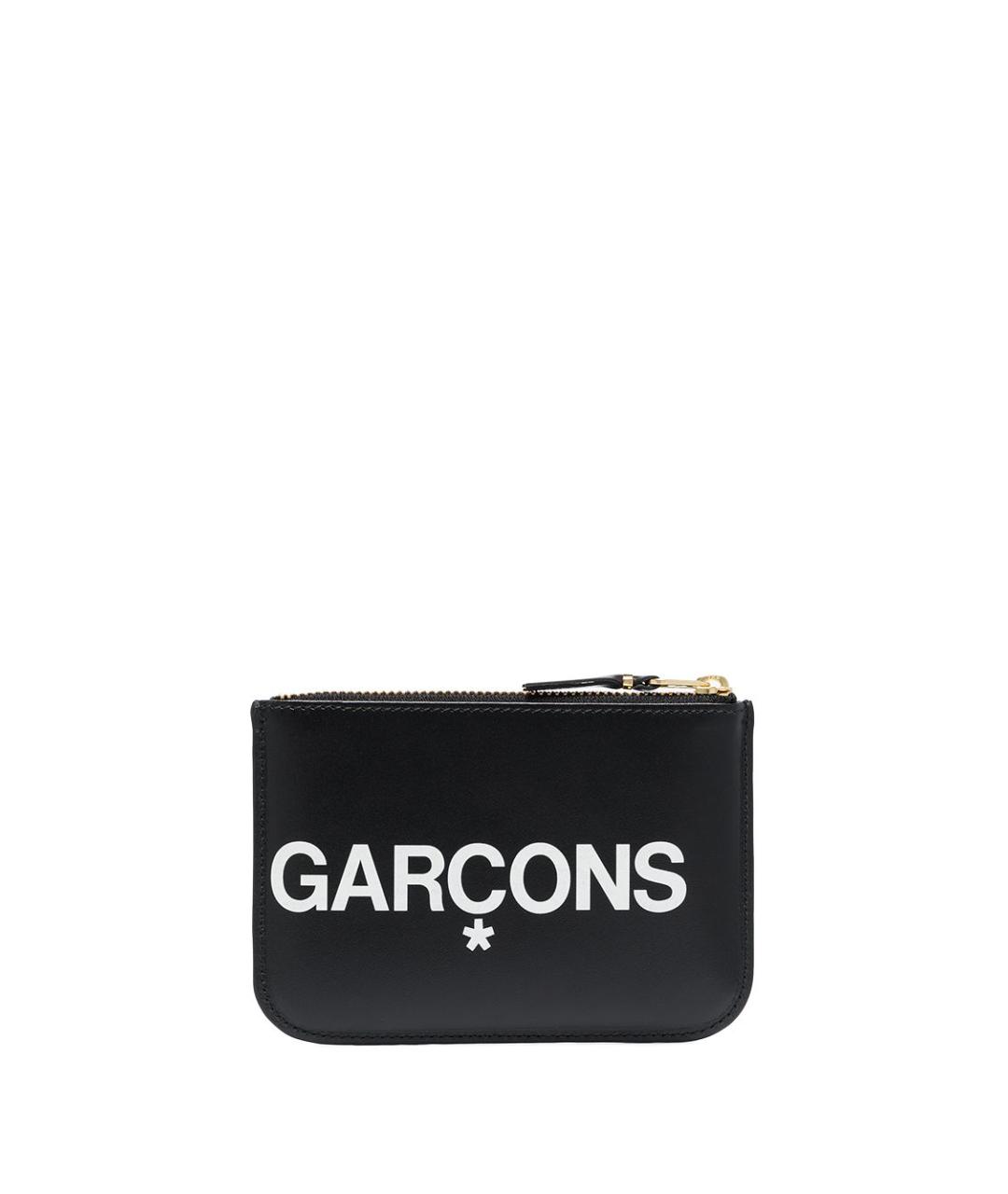 COMME DES GARÇONS WALLET Черный кожаный кошелек, фото 2