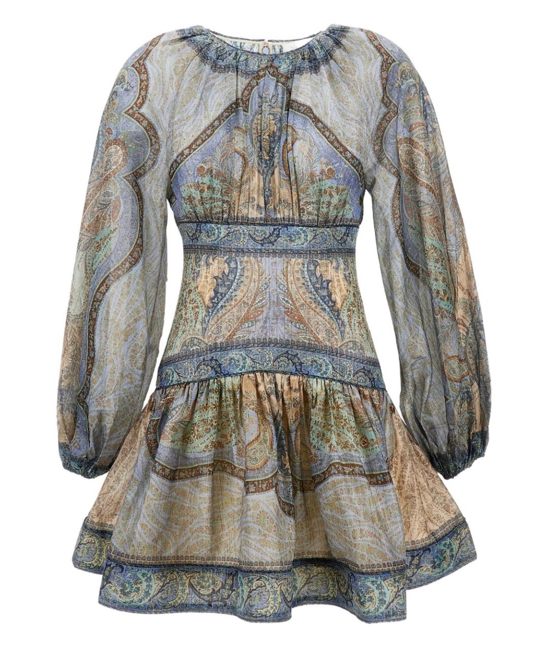 ZIMMERMANN Синее платье, фото 1