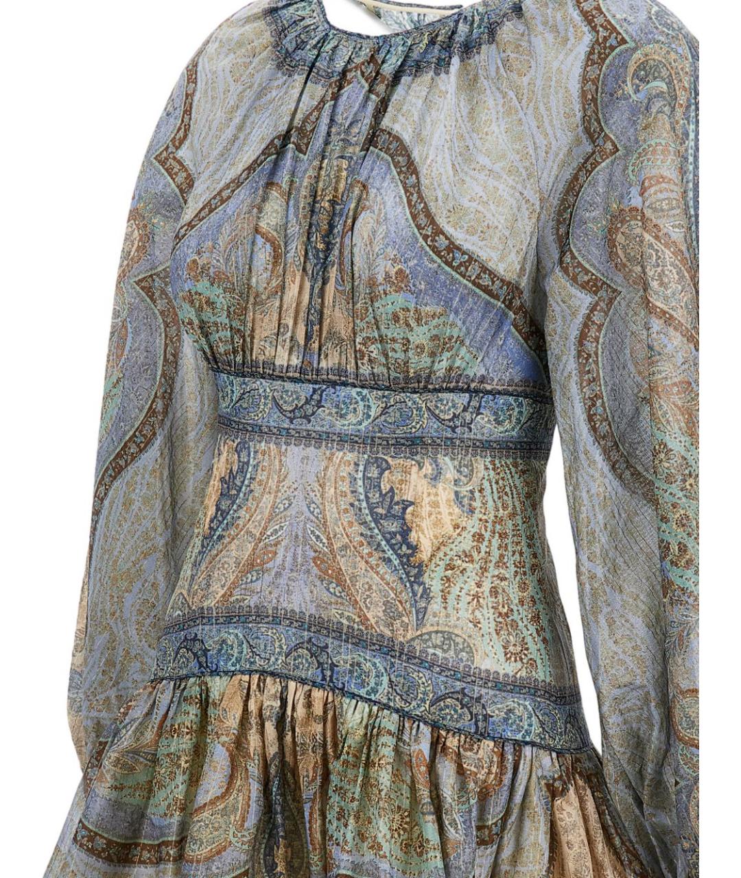 ZIMMERMANN Синее платье, фото 3