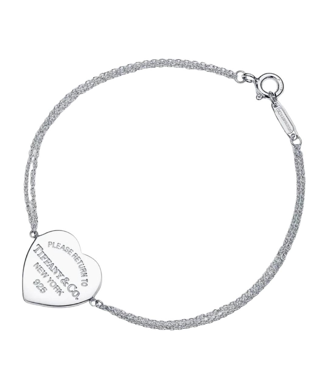 TIFFANY&CO Серебрянный серебряный браслет, фото 6