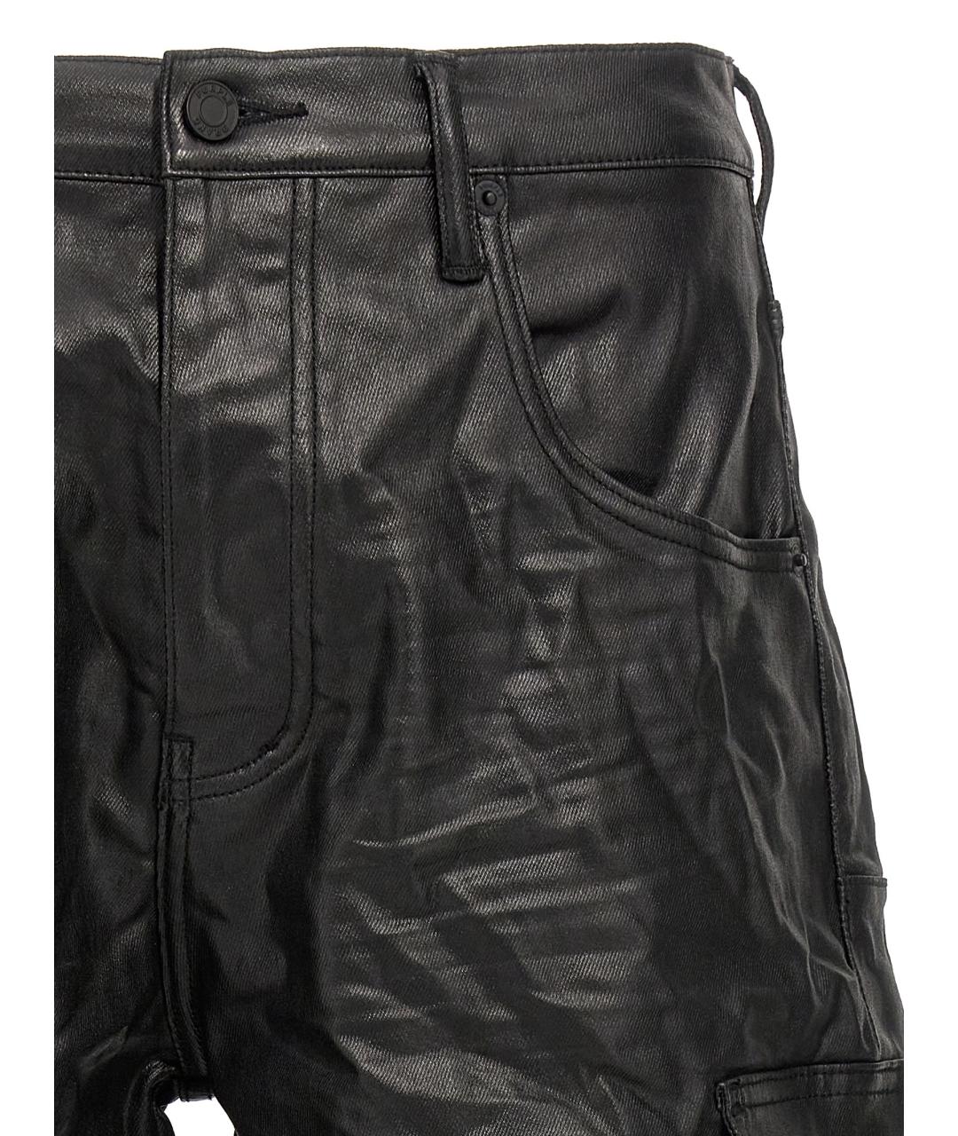 PURPLE Черные хлопковые шорты, фото 3