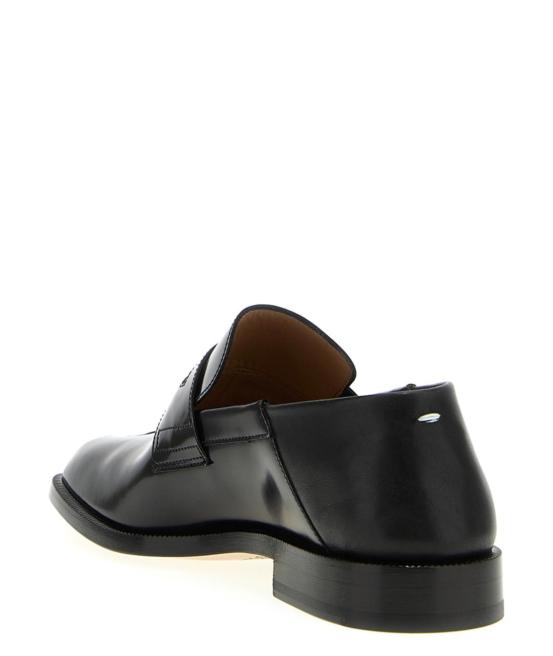 MAISON MARGIELA Черные кожаные лоферы, фото 2