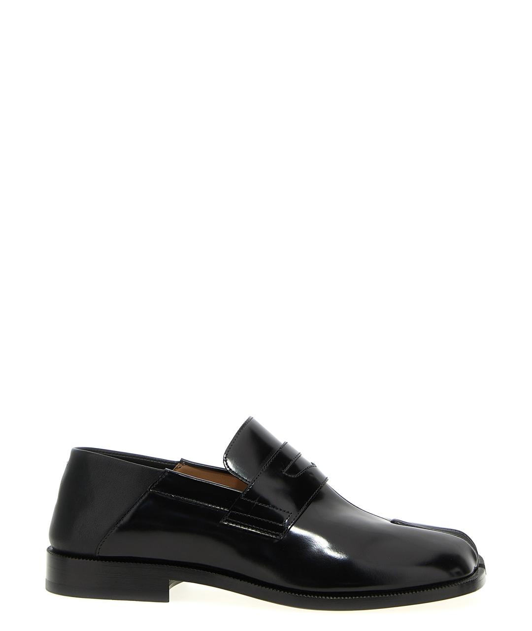 MAISON MARGIELA Черные кожаные лоферы, фото 1