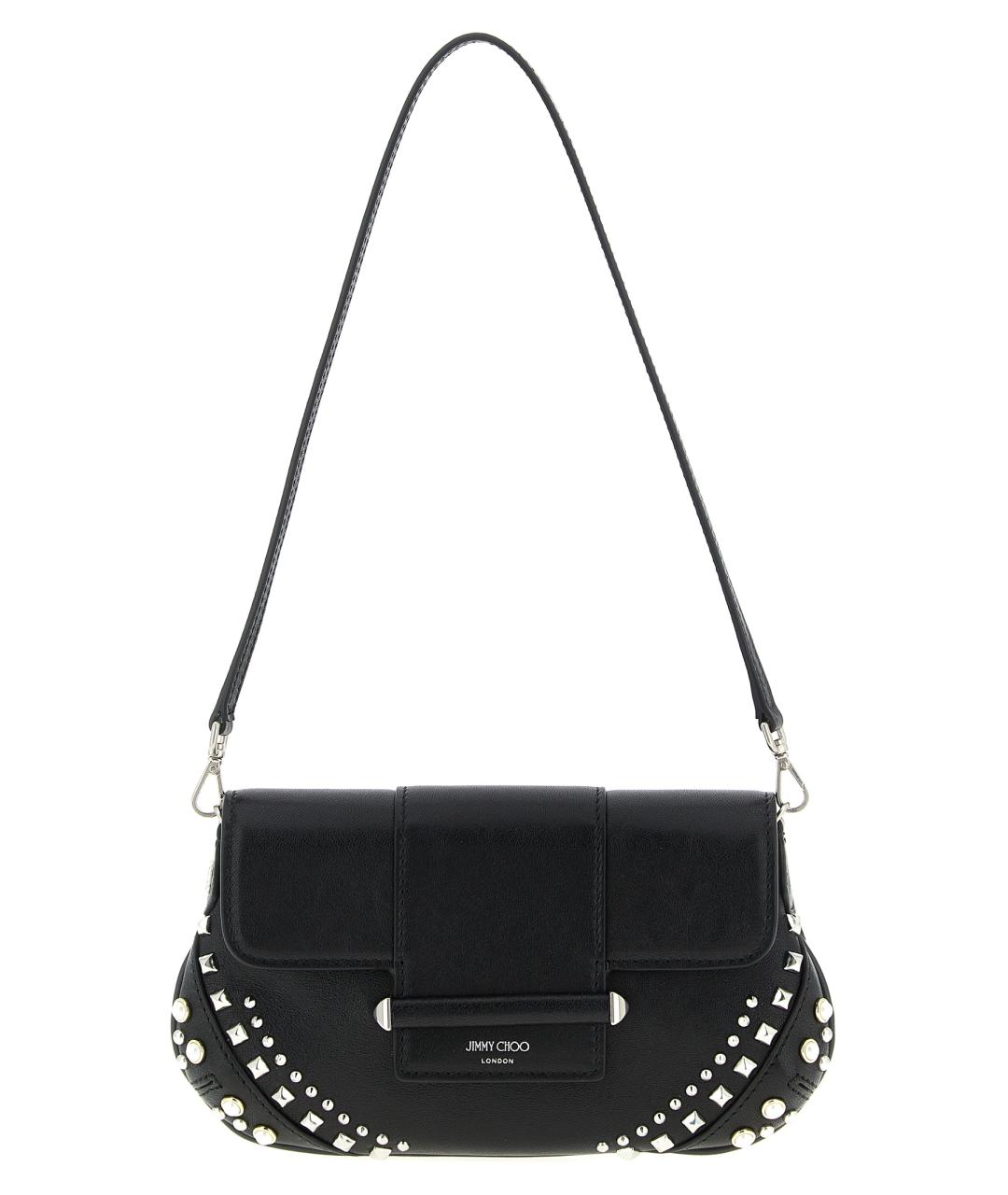 JIMMY CHOO Черный кожаный кошелек, фото 1