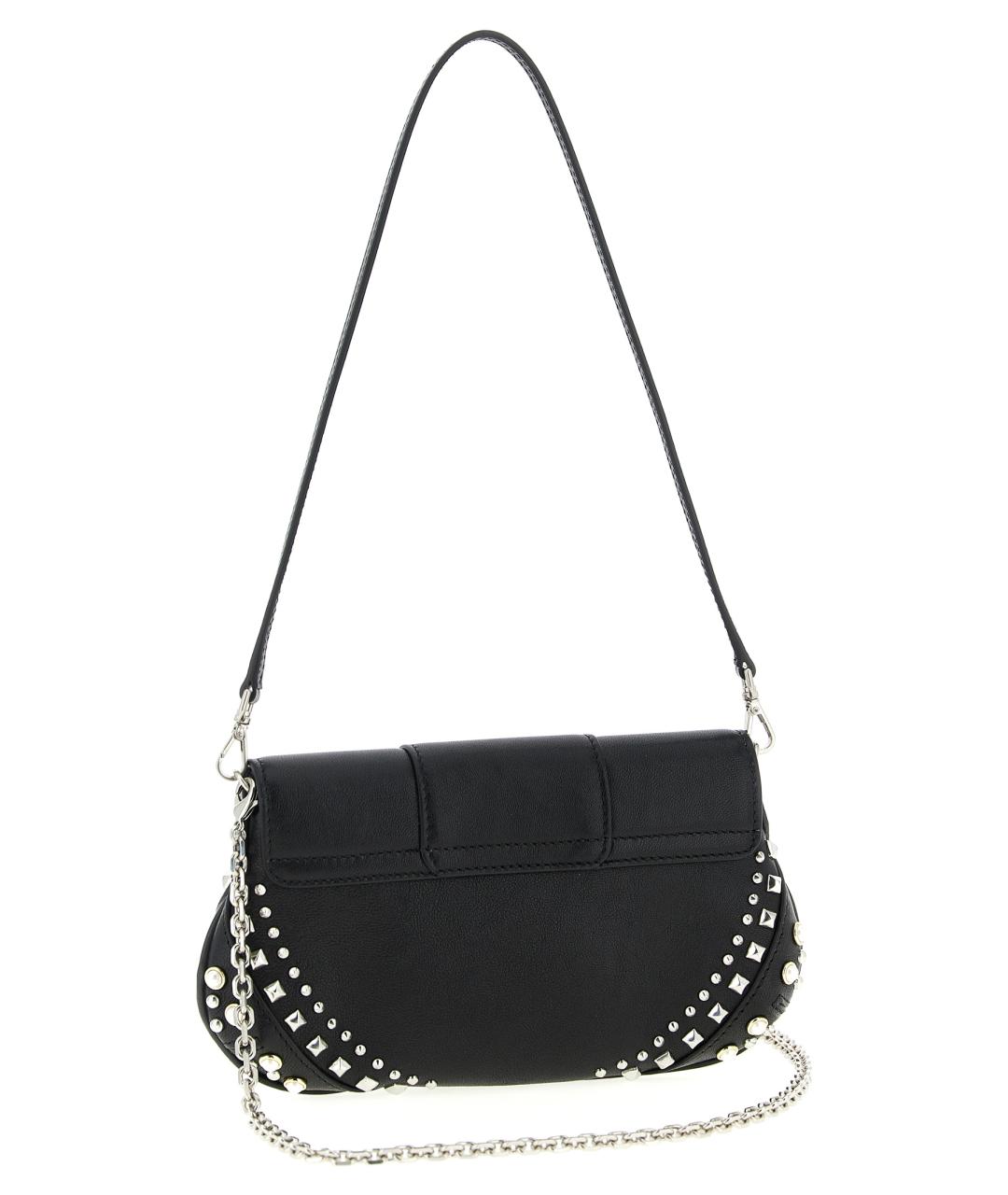 JIMMY CHOO Черный кожаный кошелек, фото 2