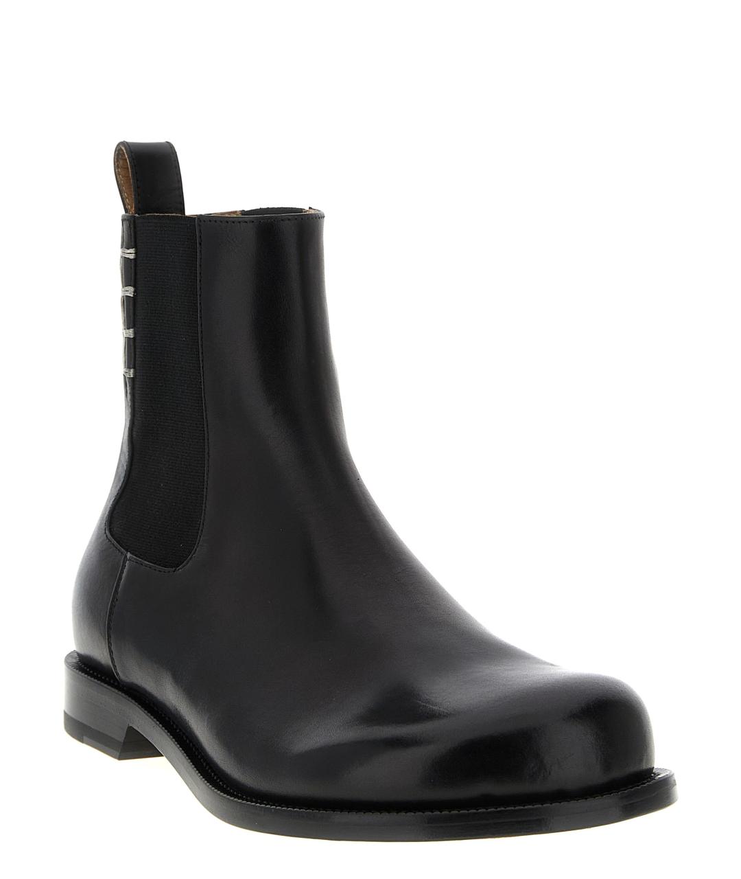 J.W.ANDERSON Черные кожаные высокие ботинки, фото 2