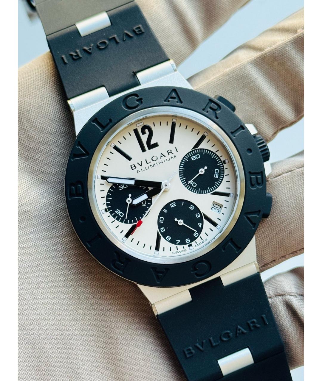BVLGARI Белые металлические часы, фото 3
