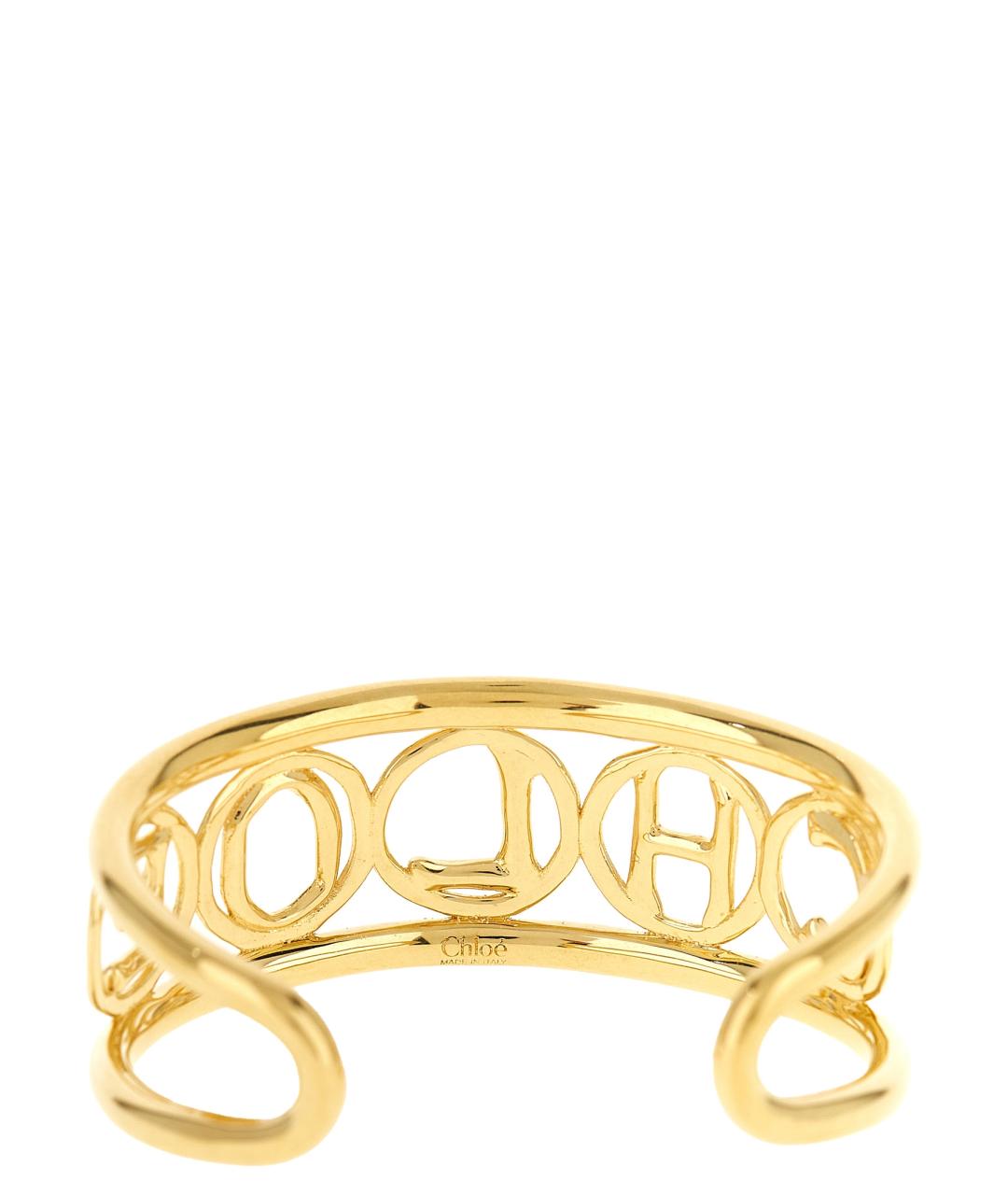 CHLOE Золотой металлический браслет, фото 2