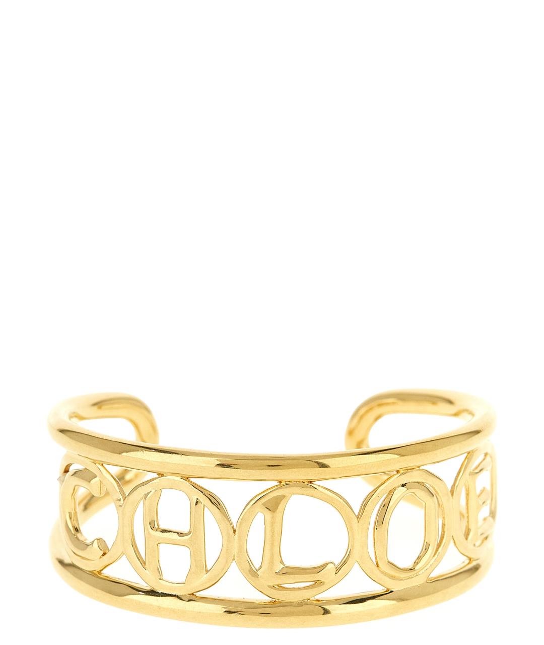 CHLOE Золотой металлический браслет, фото 1