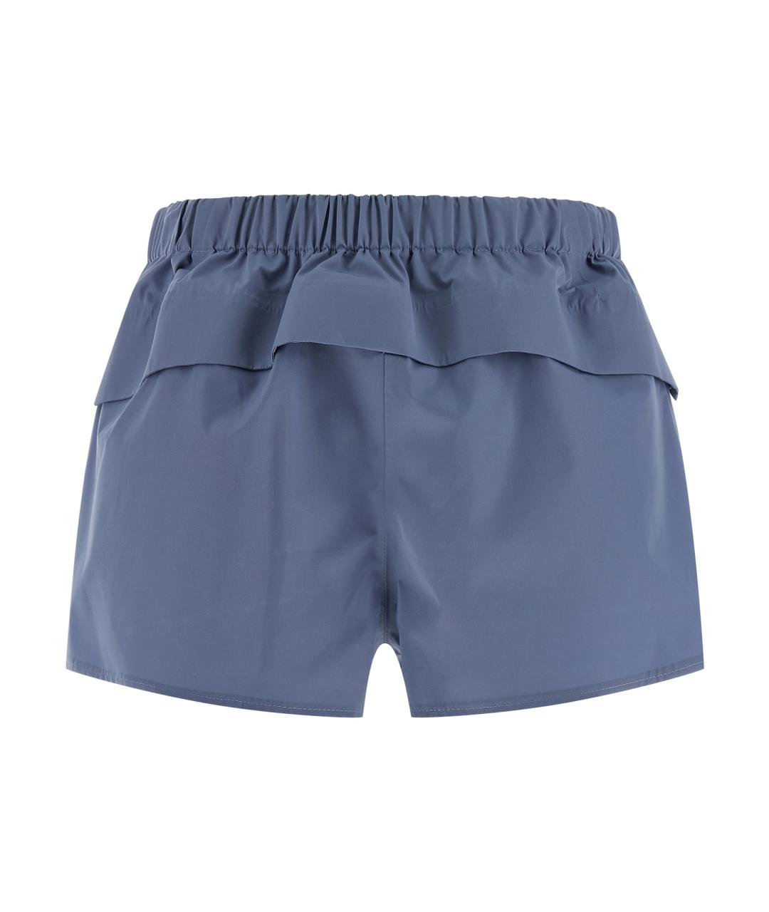 PRADA Голубые полиэстеровые шорты, фото 2