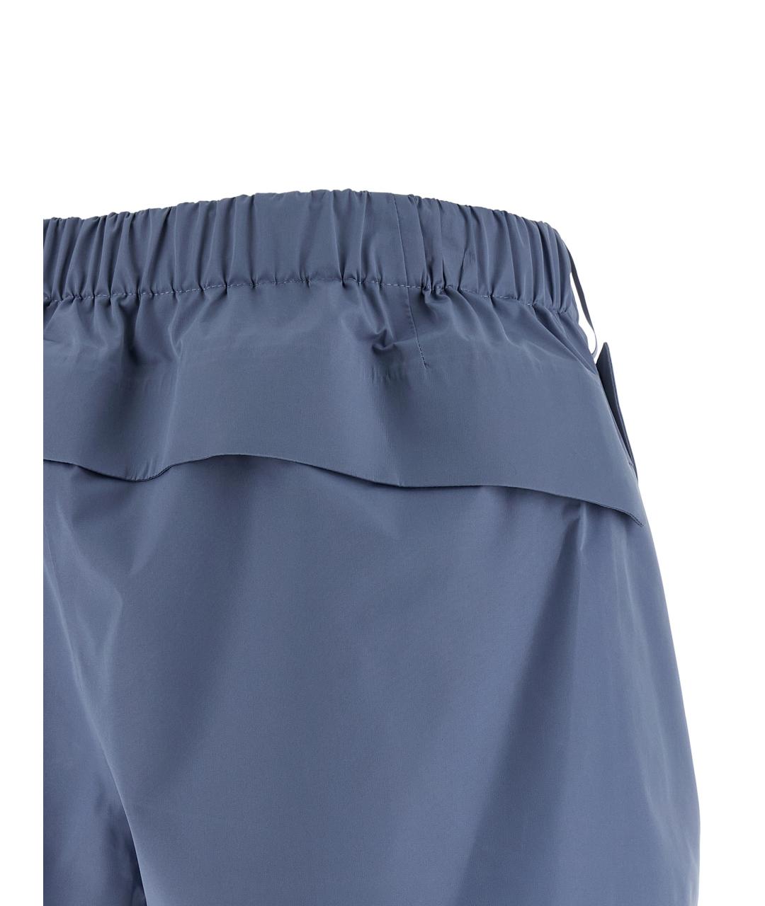 PRADA Голубые полиэстеровые шорты, фото 4