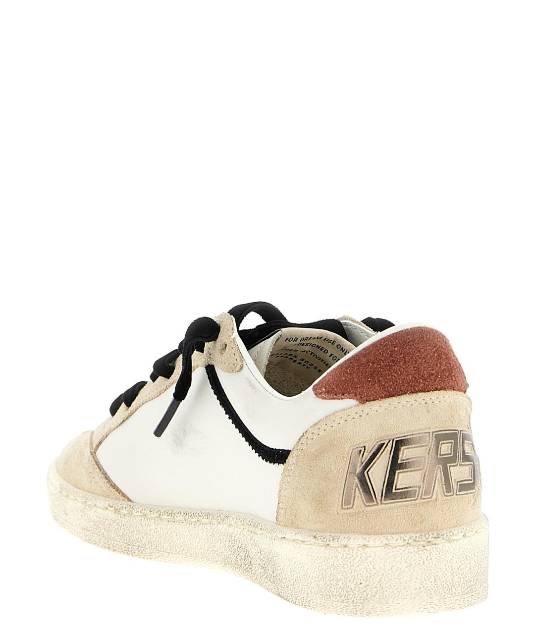 GOLDEN GOOSE DELUXE BRAND Мульти кожаные кеды, фото 4