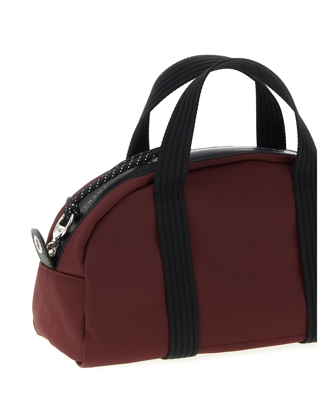 LONGCHAMP Бордовая синтетическая сумка тоут, фото 3