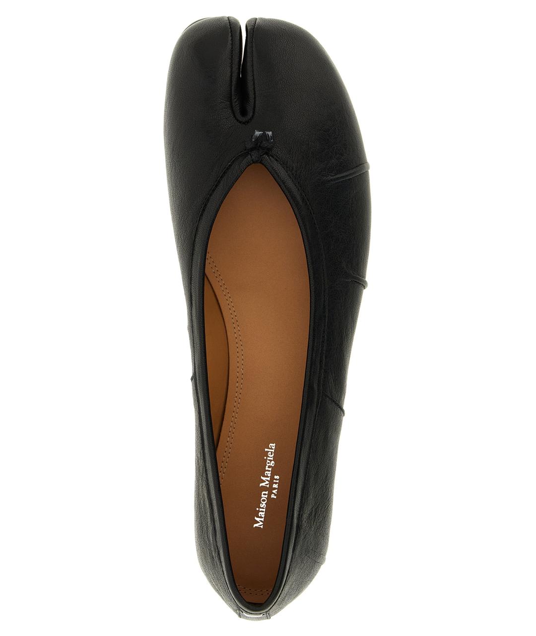 MAISON MARGIELA Черные кожаные лоферы, фото 4