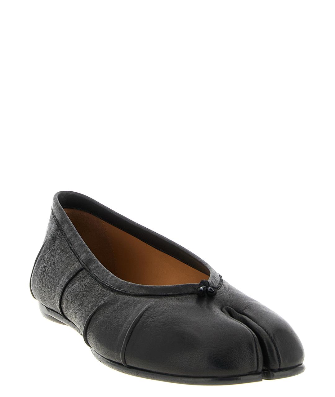 MAISON MARGIELA Черные кожаные лоферы, фото 2