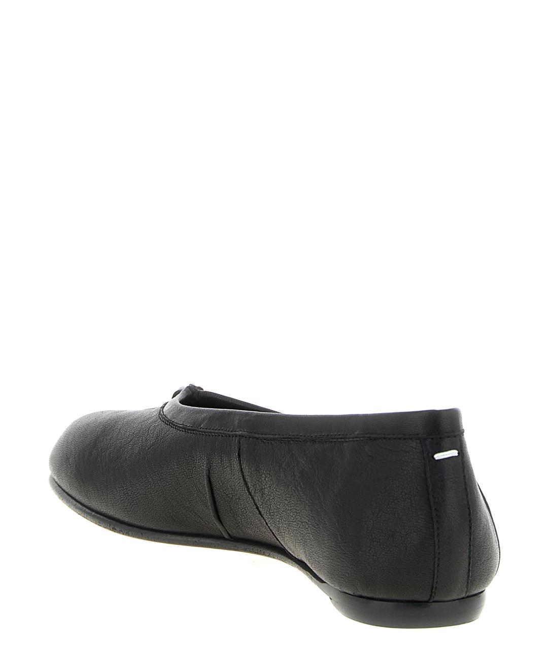 MAISON MARGIELA Черные кожаные лоферы, фото 3