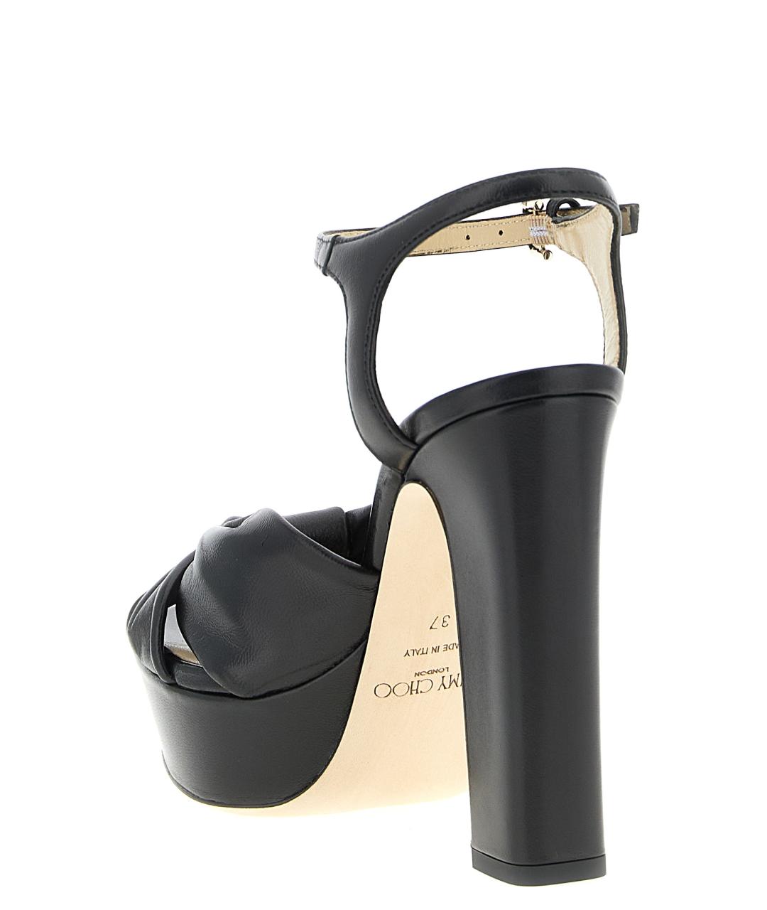 JIMMY CHOO Черные бархатные туфли, фото 3