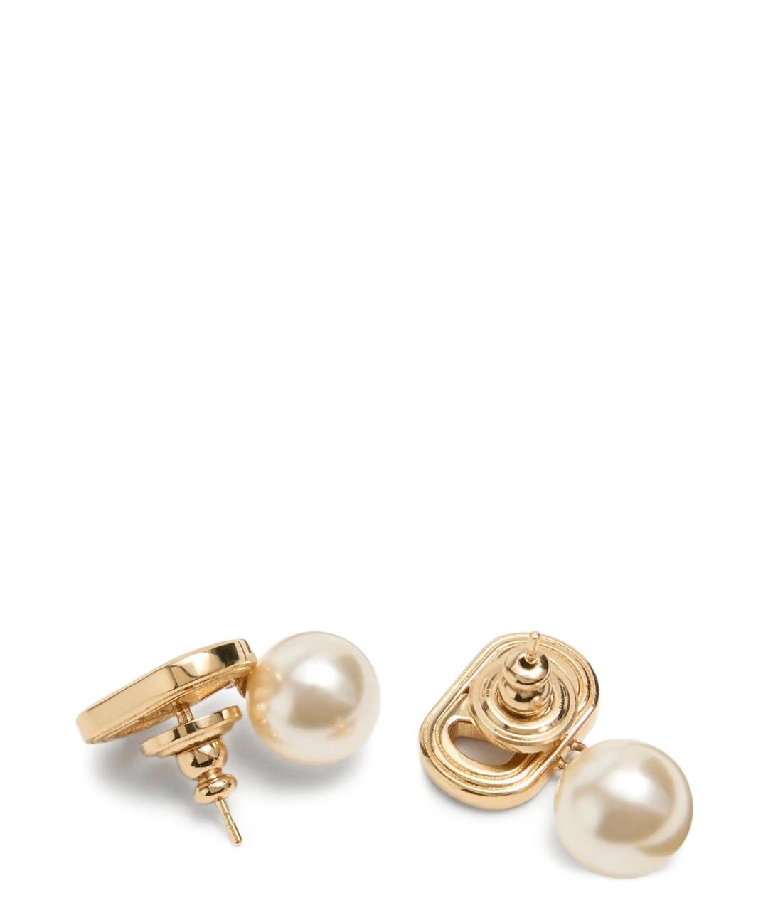 VALENTINO Золотые металлические серьги, фото 3