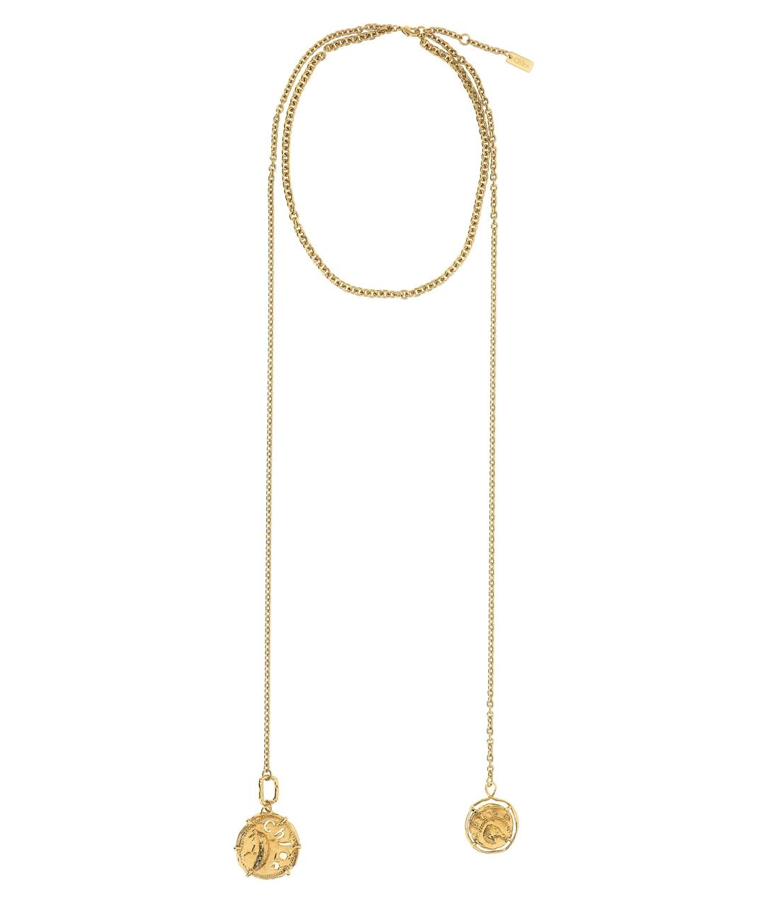 CHLOE Золотая латунная цепочка, фото 1