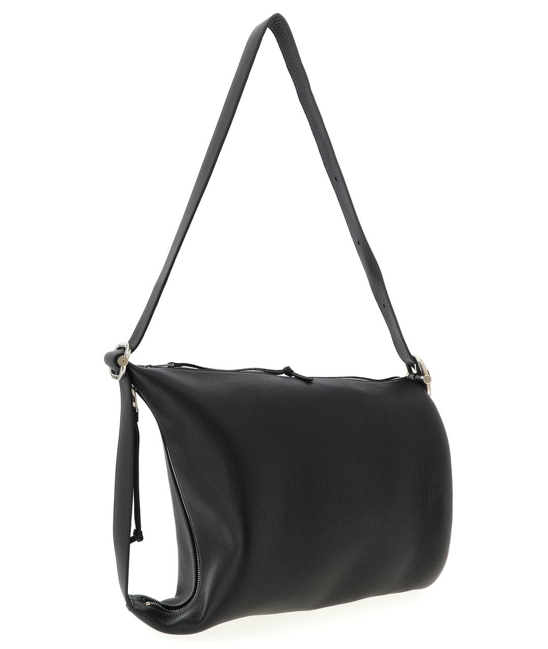 LOEWE Черная кожаная сумка на плечо, фото 3