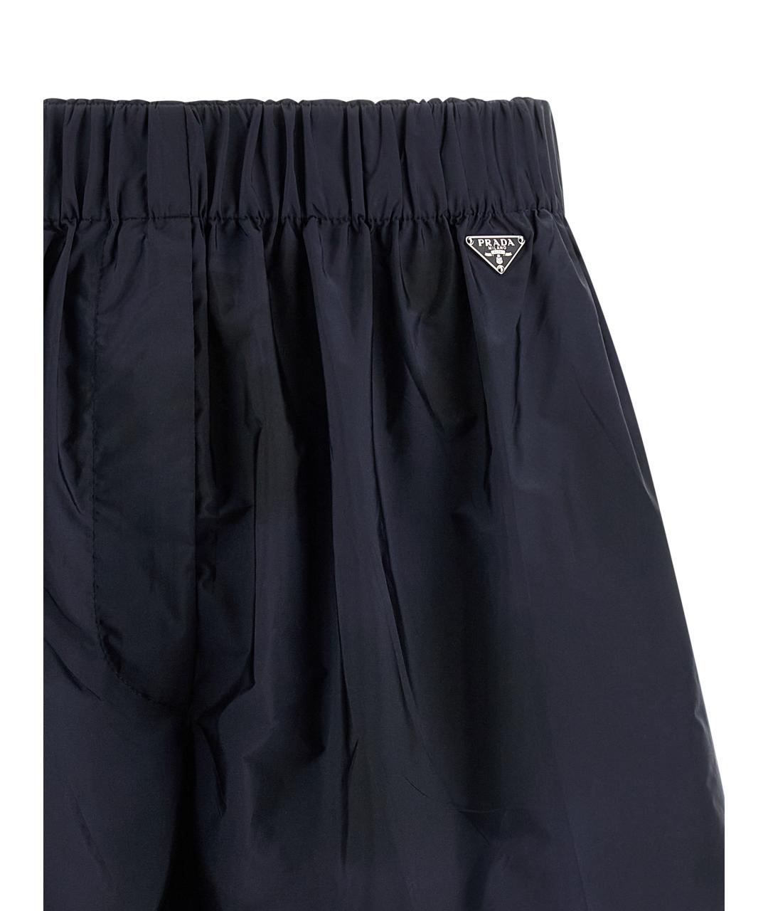 PRADA Синие полиамидовые шорты, фото 3