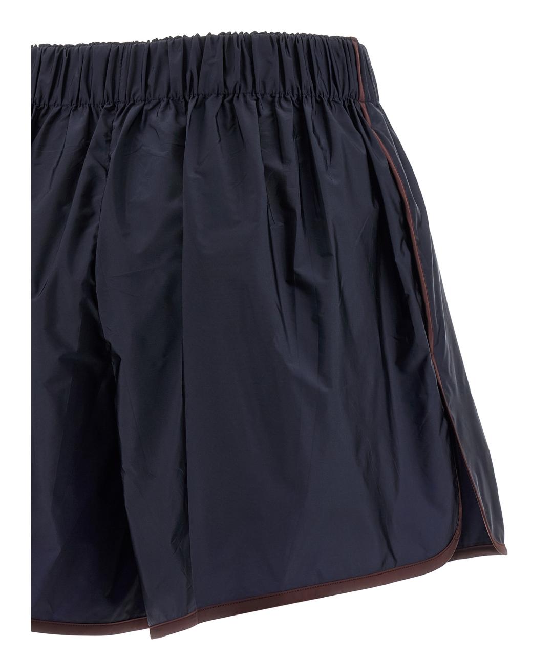 PRADA Синие полиамидовые шорты, фото 4