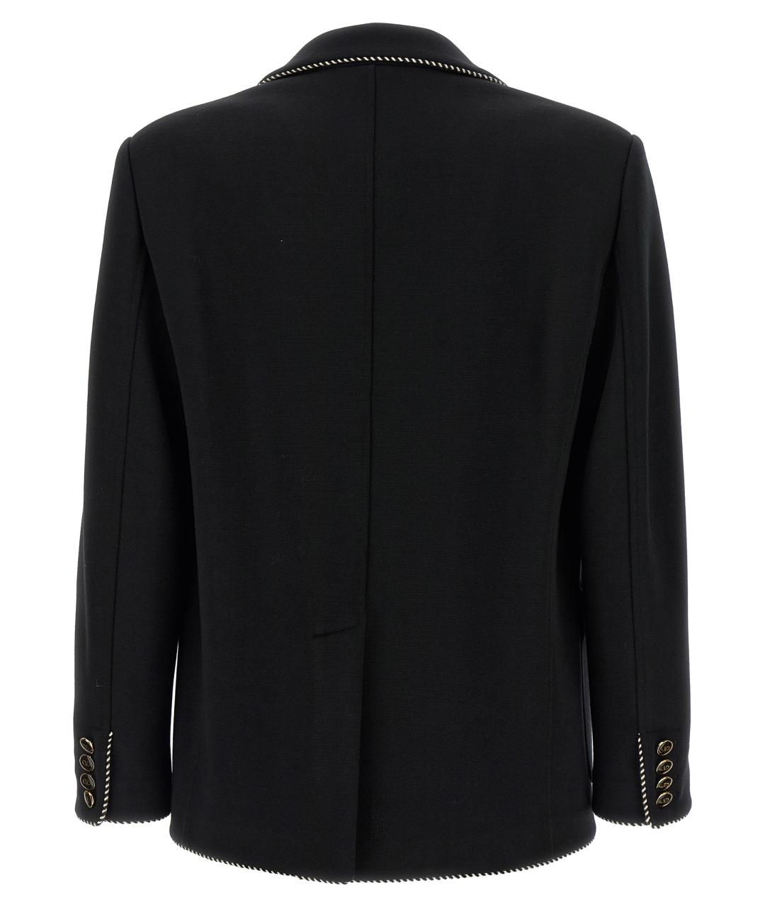 VALENTINO Черный шерстяной пиджак, фото 2