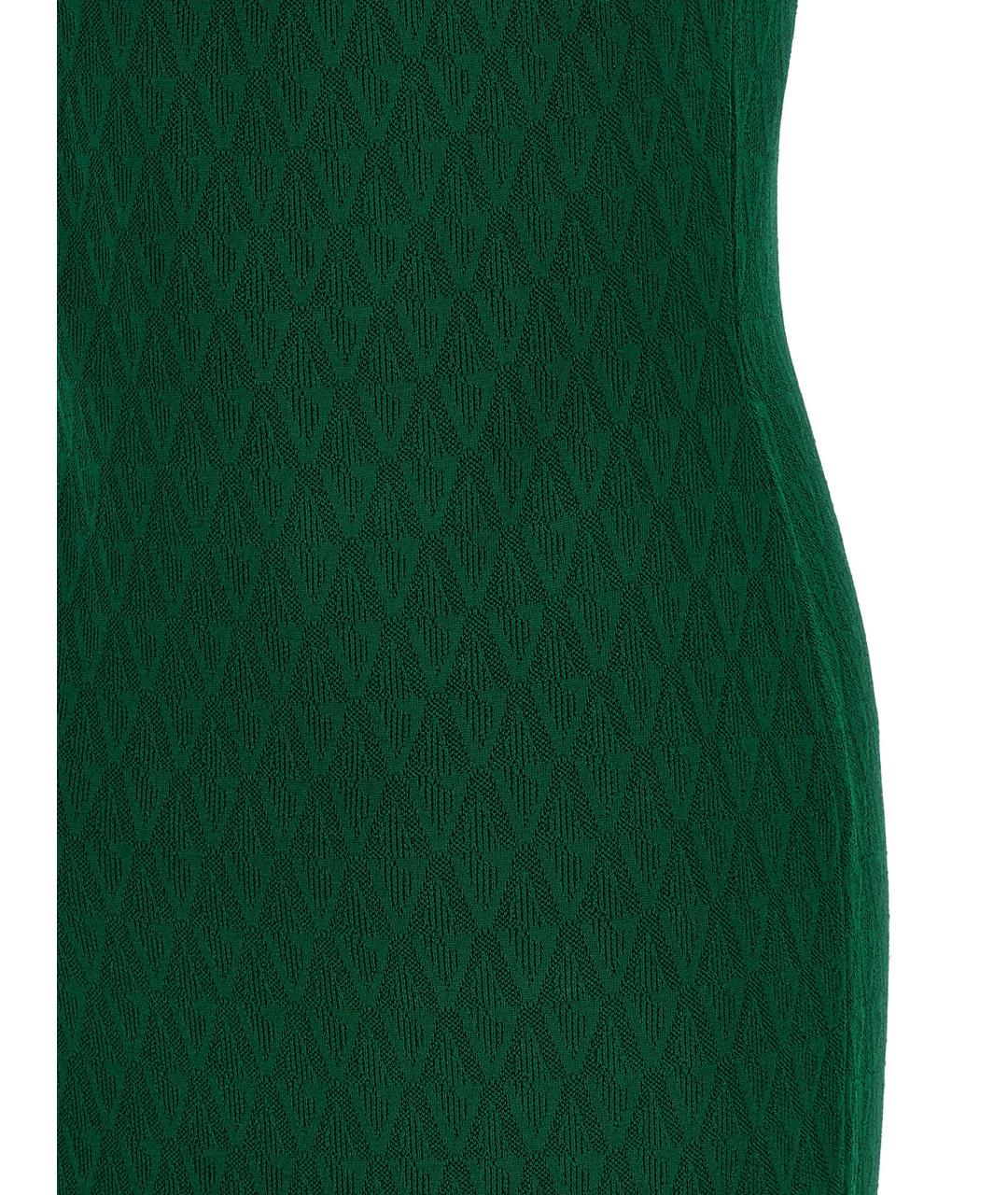 VERSACE Зеленые вискозное платье, фото 4