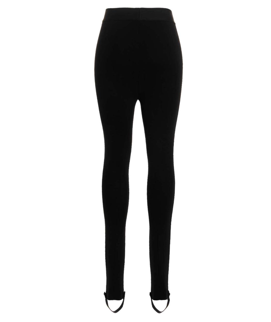 DOLCE&GABBANA Черные вискозные леггинсы и велосипедки, фото 2