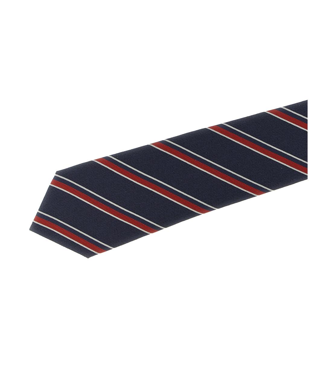 VALENTINO Синий шелковый галстук, фото 3