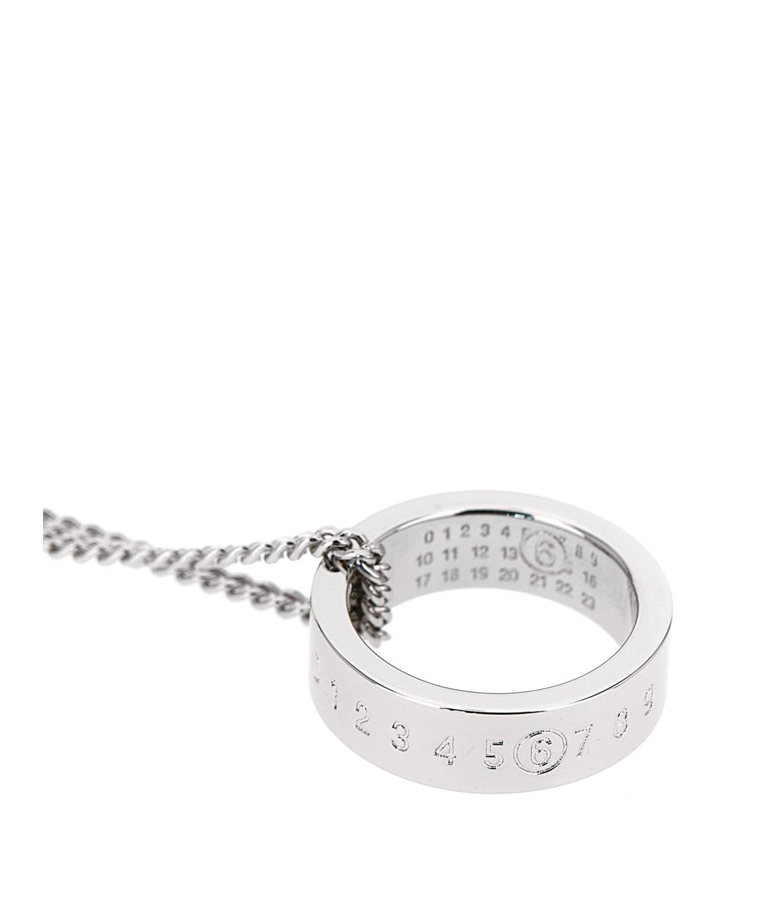 MM6 MAISON MARGIELA Серебряная латунная цепочка, фото 2