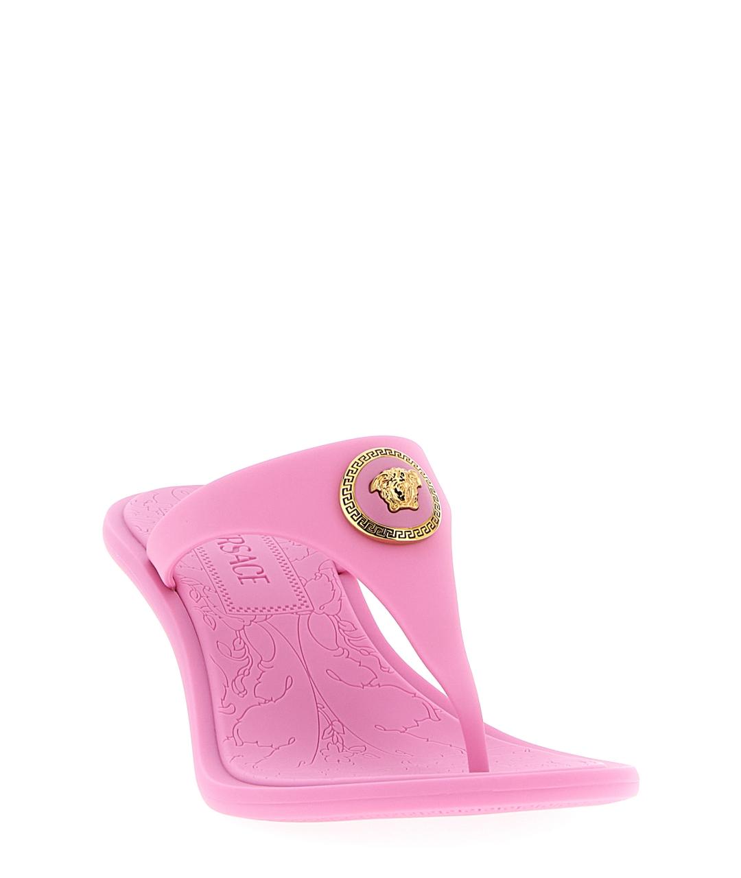 VERSACE Розовые босоножки, фото 2