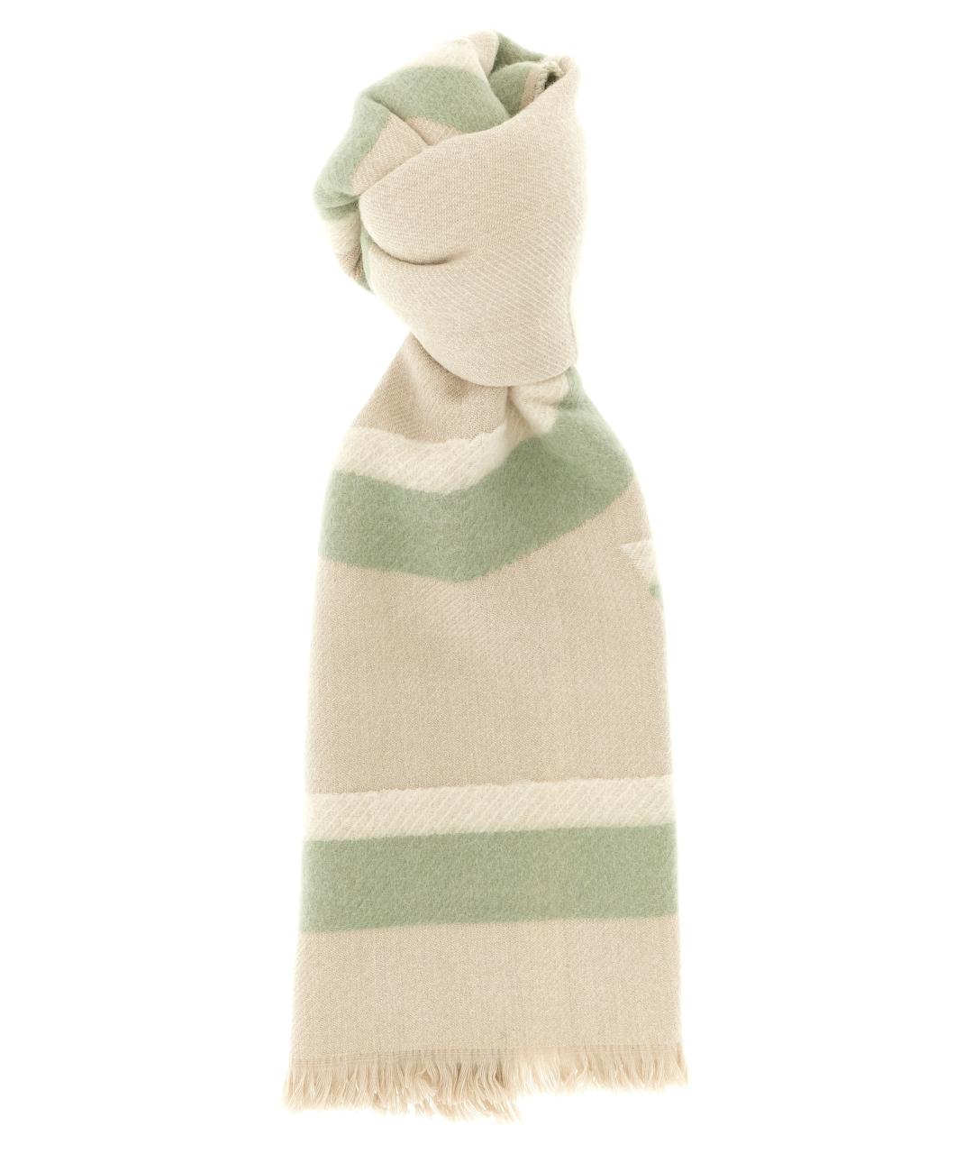 LOEWE Мульти шерстяной шарф, фото 1