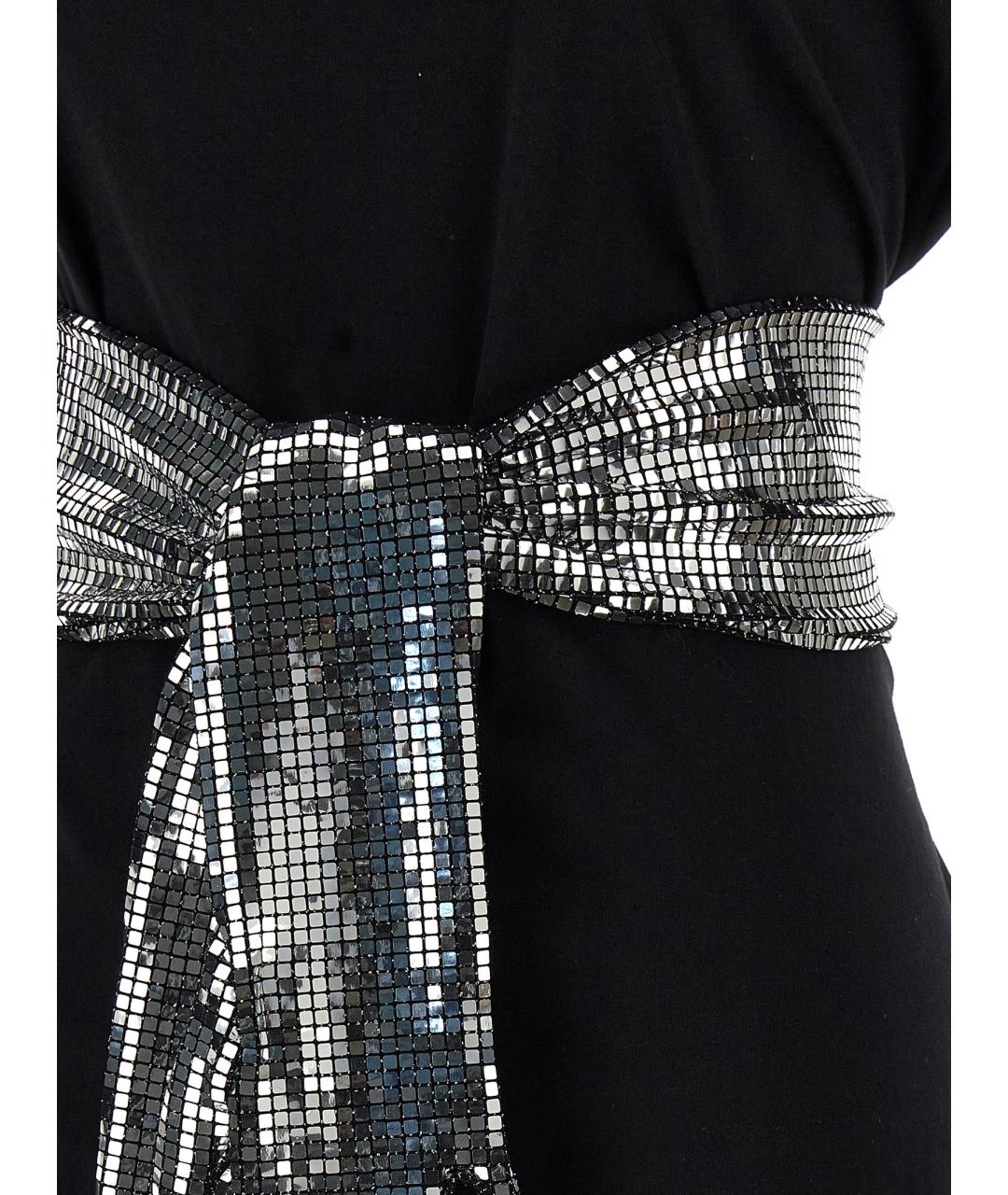 MM6 MAISON MARGIELA Черная хлопковая футболка, фото 5