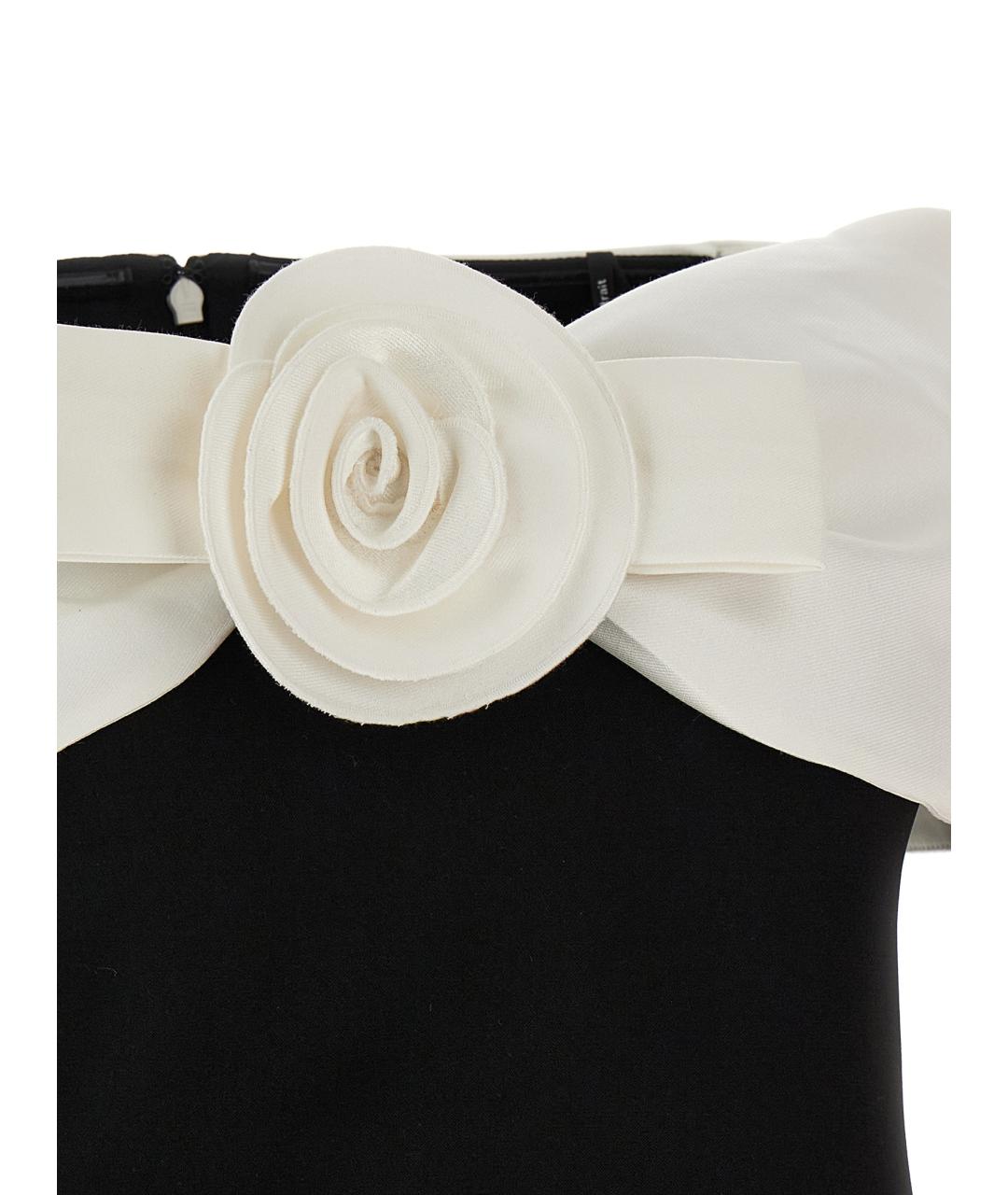 SELF-PORTRAIT Черная полиэстеровая блузы, фото 4