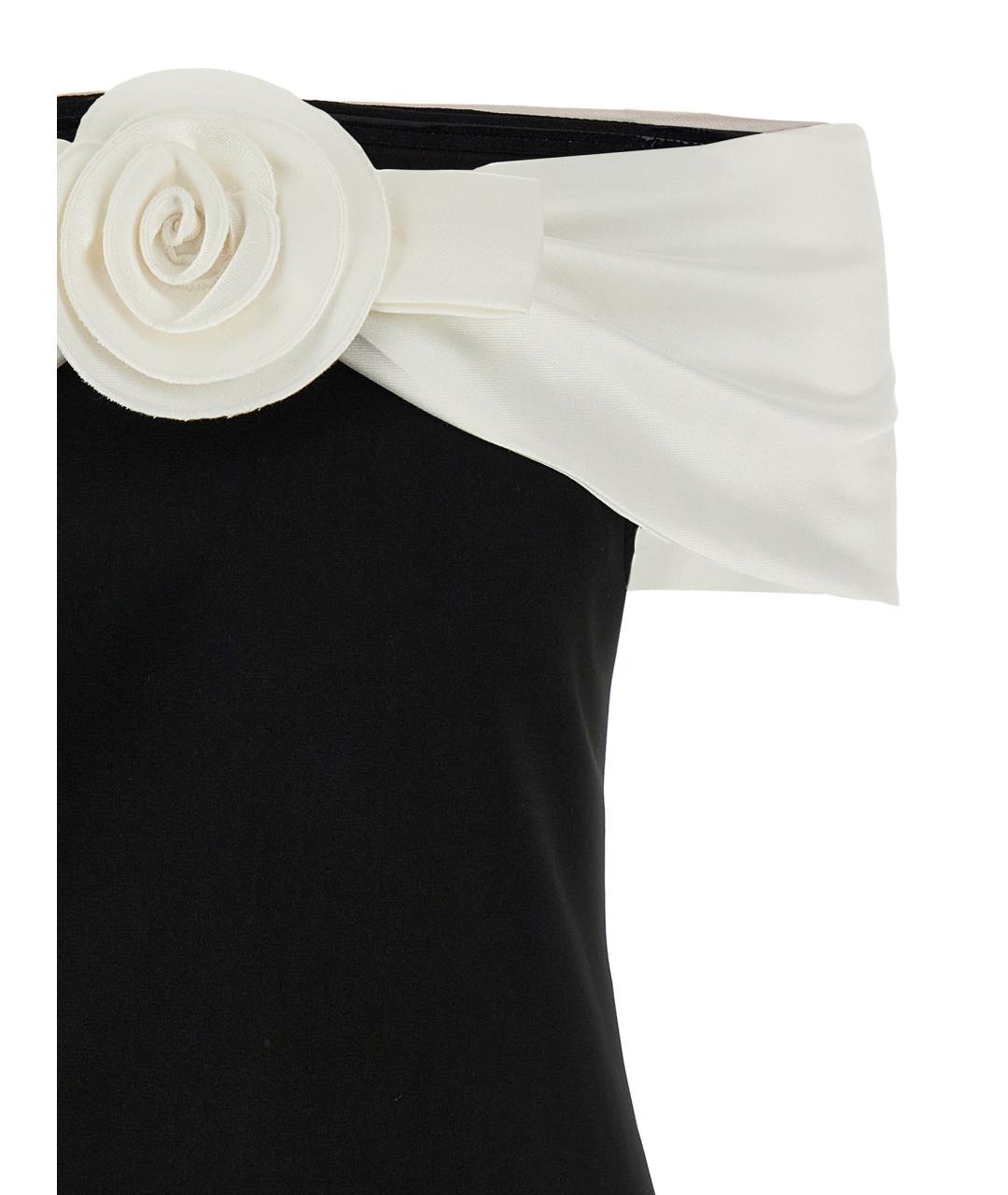 SELF-PORTRAIT Черная полиэстеровая блузы, фото 3