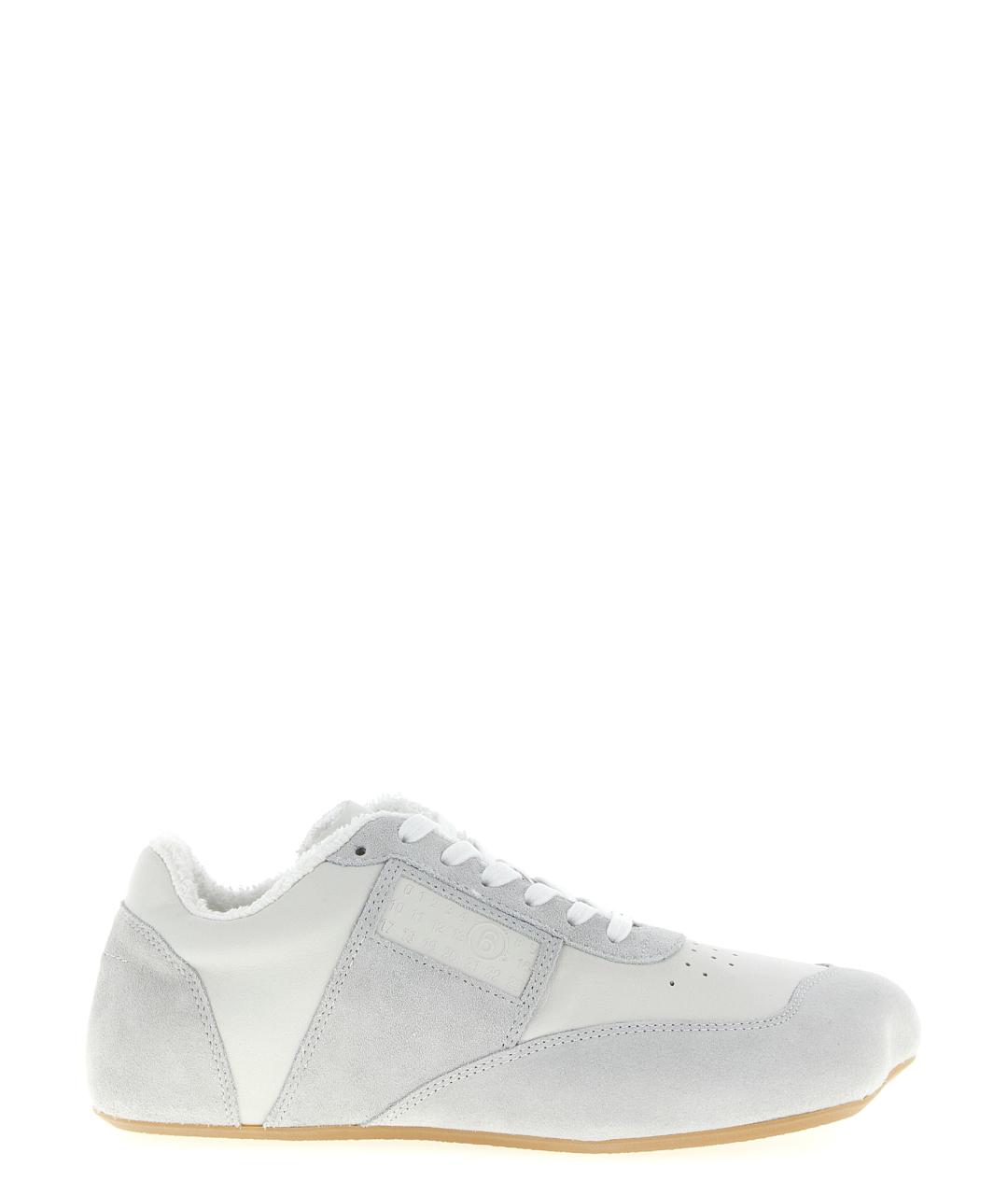 MM6 MAISON MARGIELA Мульти кожаные низкие кроссовки / кеды, фото 1