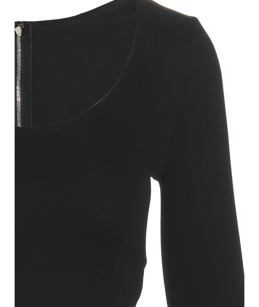 DOLCE&GABBANA Черное вискозное платье, фото 3